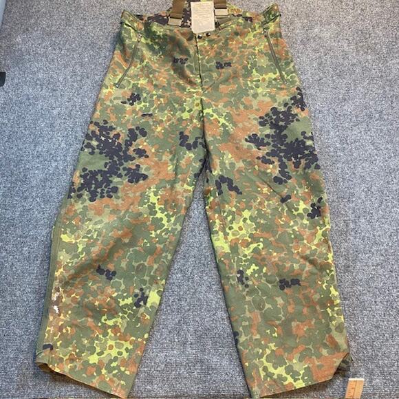 Vintage 1993 German Army Camouflage Overalls Military Field Pants - Picture 2 of 13